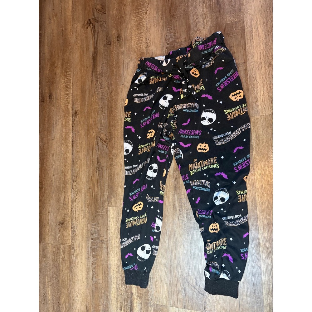Disney Nightmare Before Christmas Jack Skellington Pajama Jogger Pants Medium